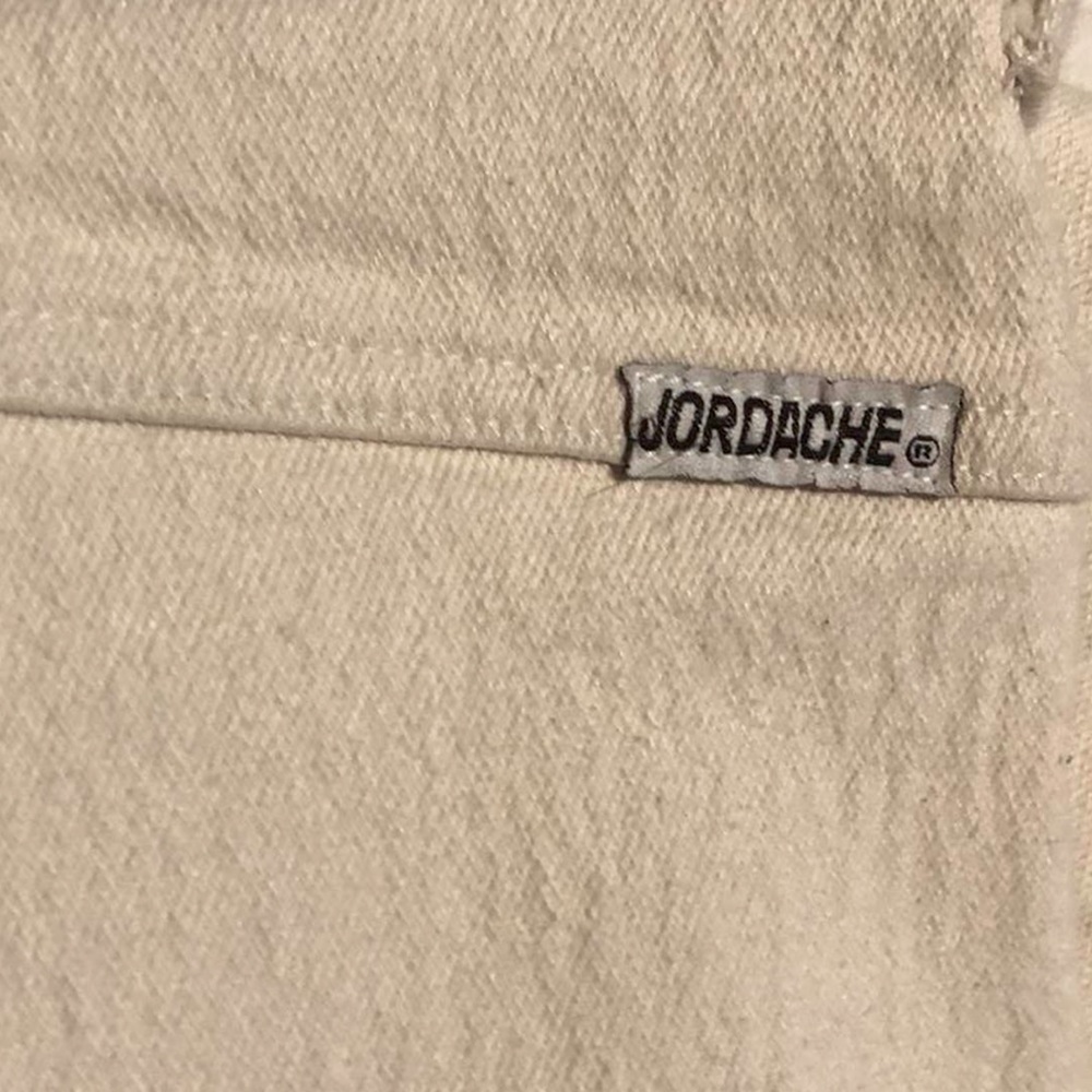 VINTAGE ECRU JORDACHE MOM JEANS